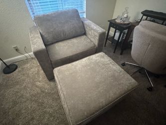 LoveSac Lounge Chair and Ottoman