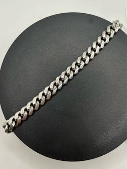 BRAND NEW SS Solid Miami Cuban Bracelet