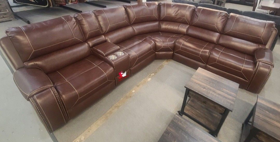 Brand New! 6pc Manual Motion Sectional/ Take it home with Only$39down/ Hablamos Español Y Ofrecemos Financiamiento 🙋🏻♂️