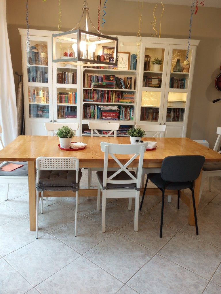 Solid Wood Large Dining Room Table (8-12) IKEA