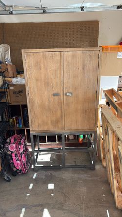 Custom Hickory & White armoire