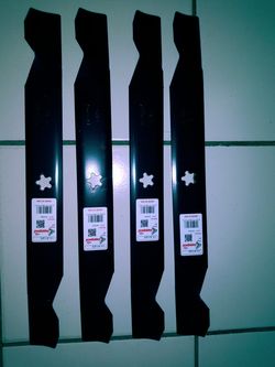 21" riding mower blades