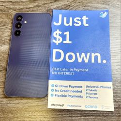 Samsung Galaxy A25 128gb Unlocked FREE Smartwach/ Headphones. Pay $1 Today Rest in payments. NO CREDIT NEEDED FINANCING 