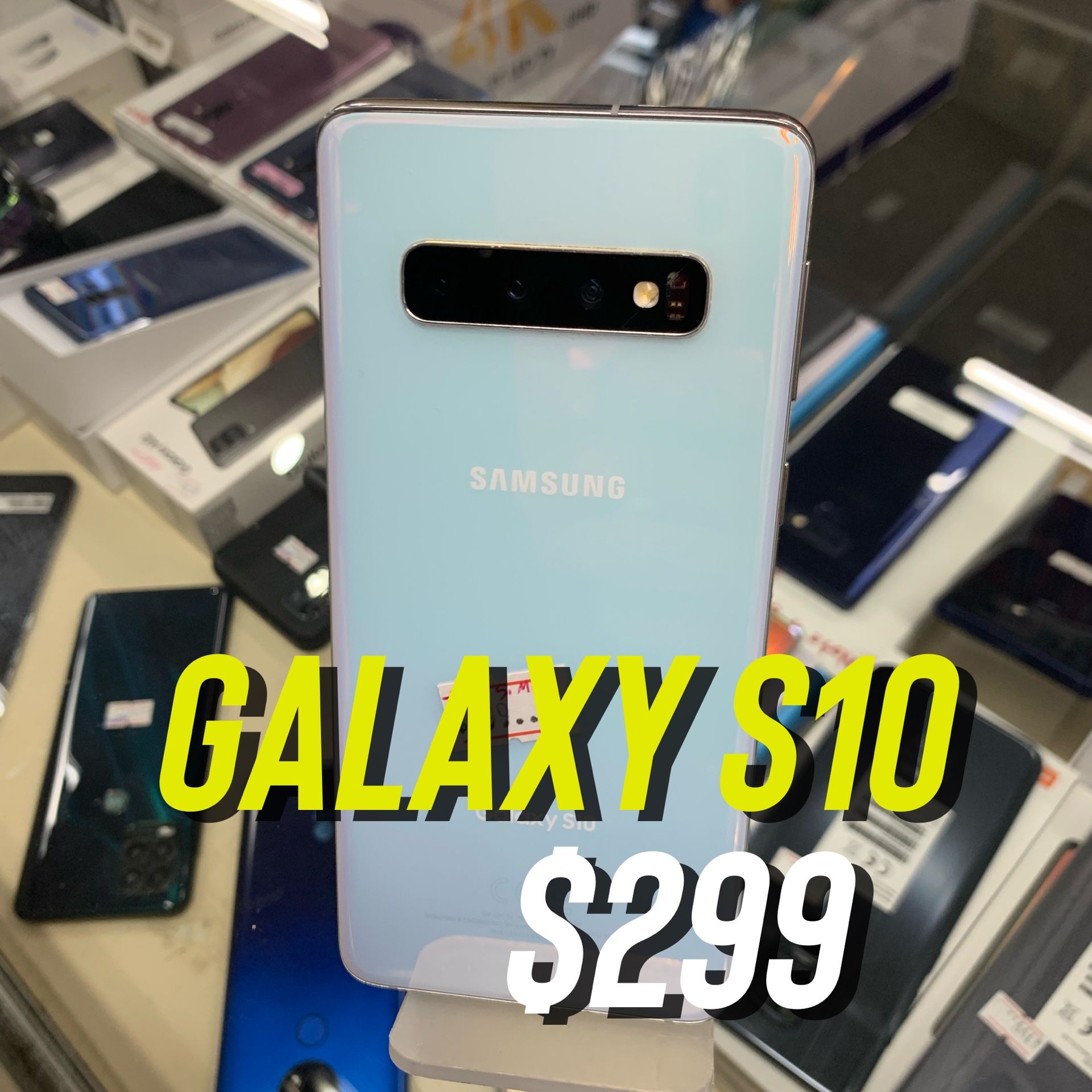 GALAXY S10 AVAILABLE NOW