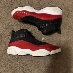 Size 3Y - Jordan 6 Rings Fitness Red