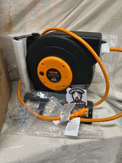 45’ 12/3 retractable extension cord reel.