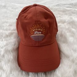 $4 Pink Hat With Embroidery Lettering