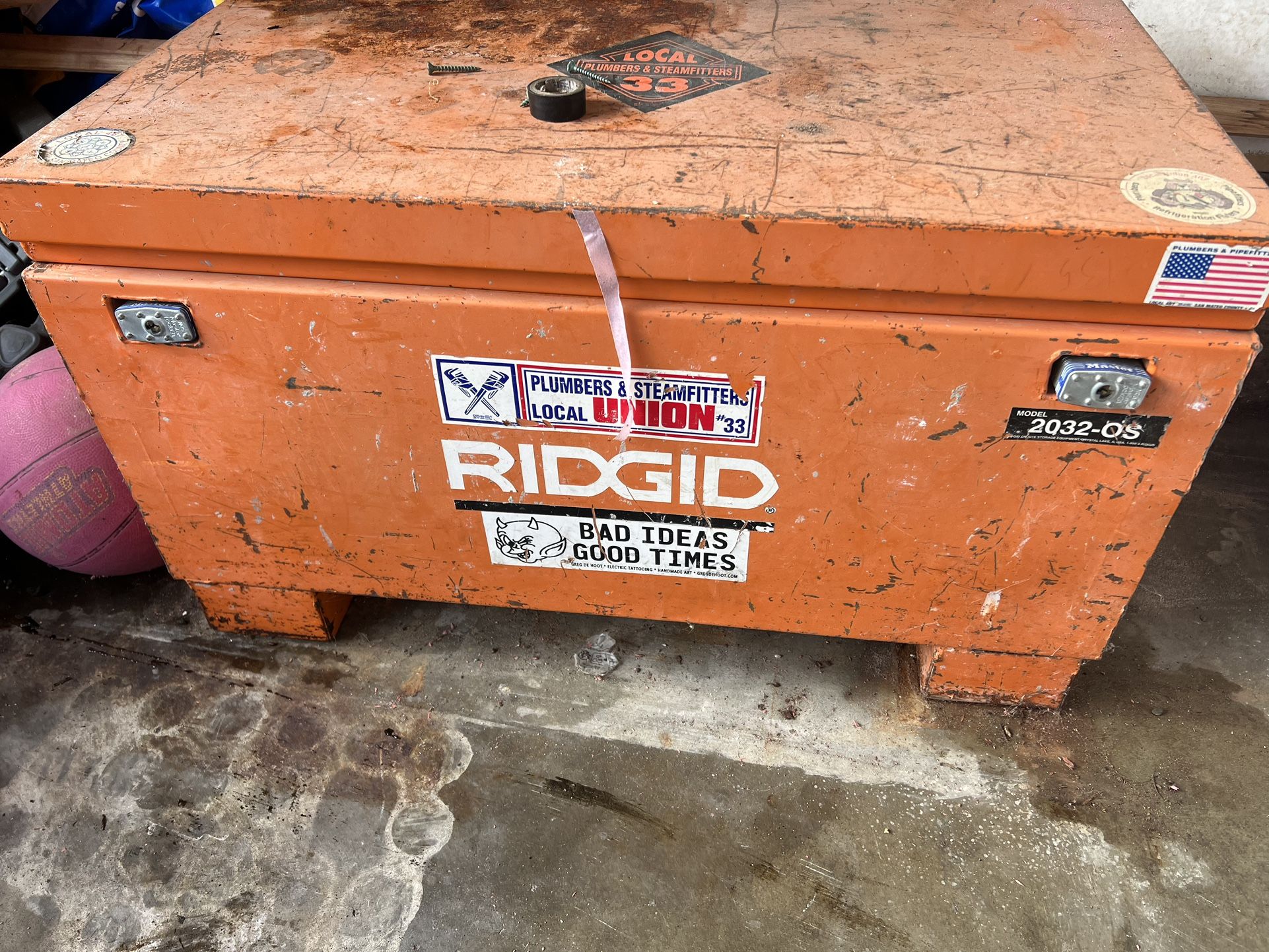 Ridged Tool Box