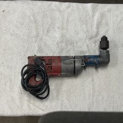 Milwaukee half inch angle drill motor.