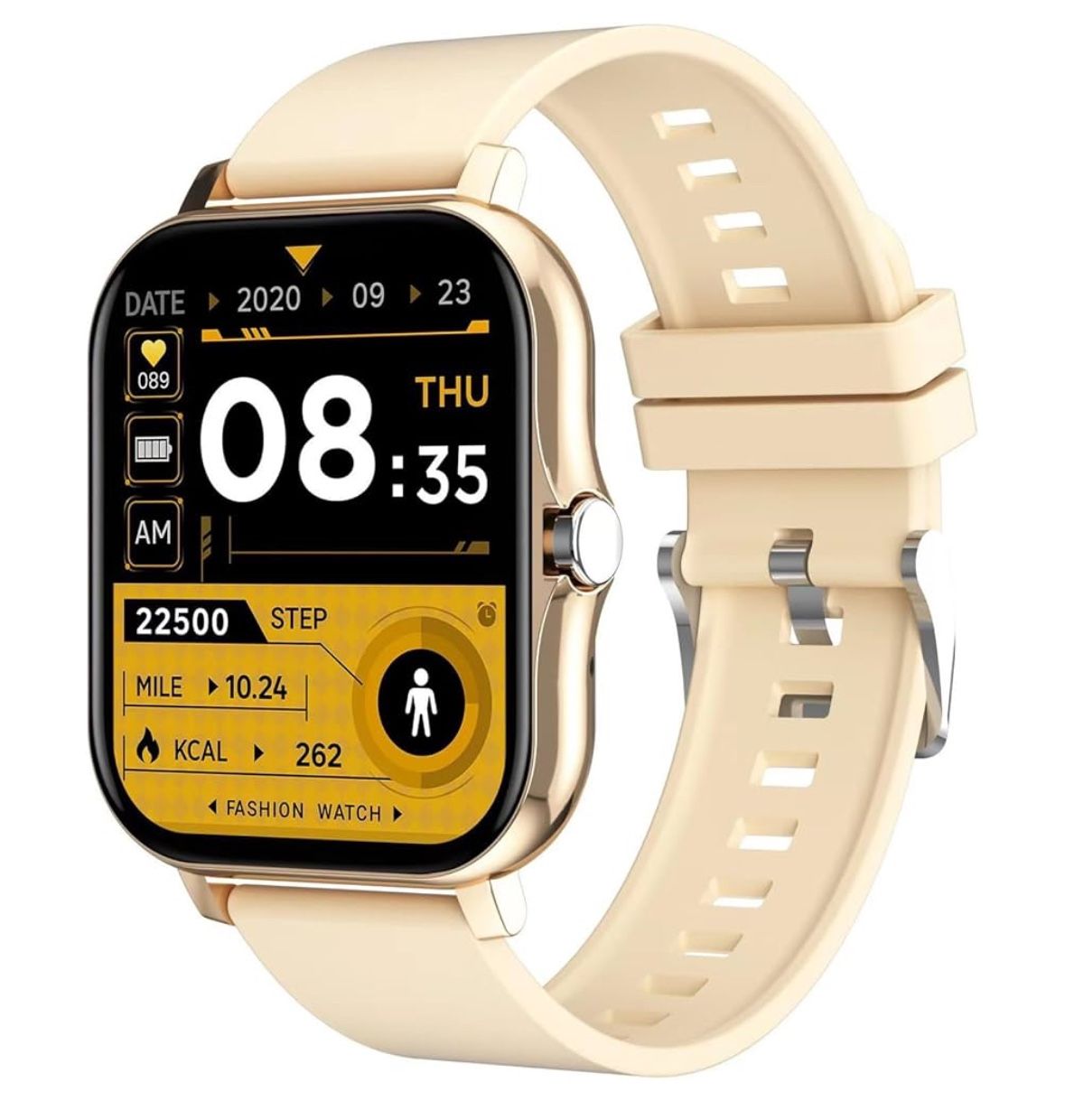 Smart Watch for Android and iOS Phones 1.83" Touchscreen Call Watch Fitness Tracker IP68 Waterproof
