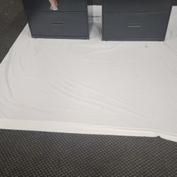 2- Two Drawer locking File Cabinets 