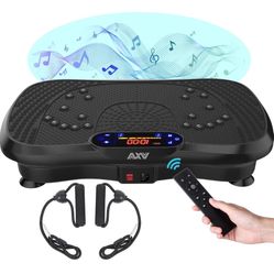 AXV Vibration Plate Fitness Platform Exercise Machine Vibrating Lymphatic Drainage Shaking Full Body Shaker Workout Vibrate Stand Shake Board Sport Gy
