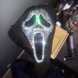 Scream Mask Bedazzled 