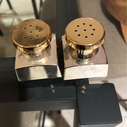Silver Plated Salt And Pepper Shakers