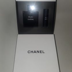 Chanel Bleu De Chanel Parfum Set NEW