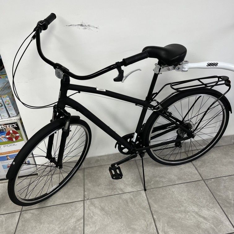 Sixthreezero Body Ease Men's 7-speed Consistent Comfort Bike, Matte Black Bicycle Toy Outdoor Bicicleta