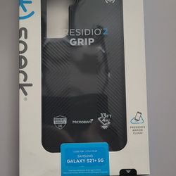 (Best offer gets it!) New Speck Presidio2 Grip Samsung Galaxy S21+ 5G
Case, Black/Blue