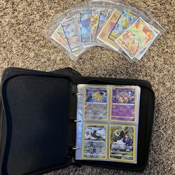 Pokémon binder with 109 cards