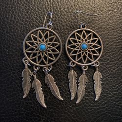 Real Nice Dream Catcher Earrings! New 