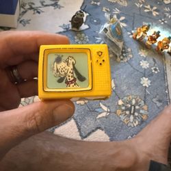 1960’s Vintage Wiggle Pencil Sharpener “holographic dalmatian”