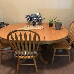 Wood Dinette Set