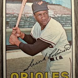 1967 Topps #100 Frank Robinson Baltimore Orioles Baseball Card