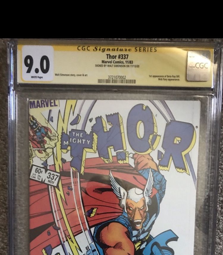 CGC Signature Series Thor 337 (9.0) LOCAL PICKUP ONLY