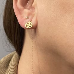 Tic tac earrings 18k deals