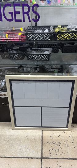Dry Erase Schedule Board