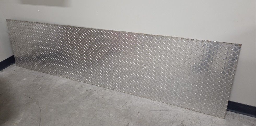 Diamond Plate Aluminum 2x8