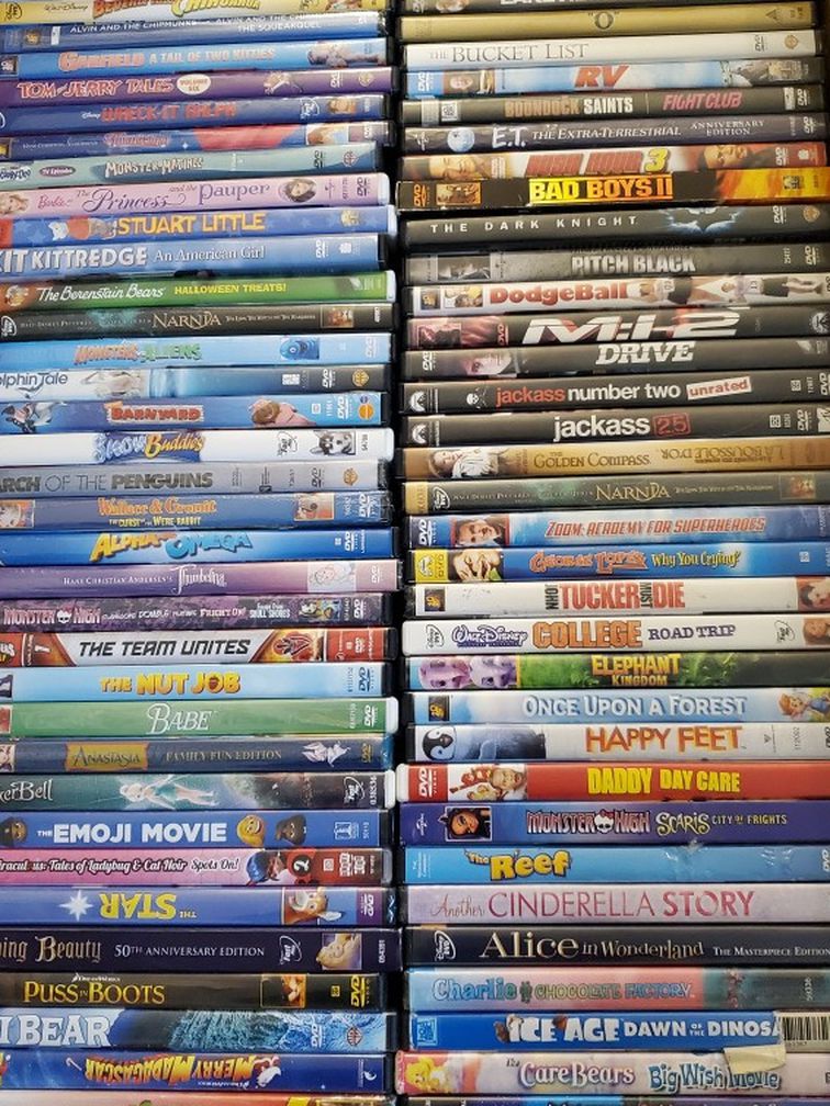 Over 90 Dvds