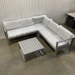 Aluminum Outdoor Sectional Patio Furniture Set