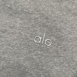 Alo Yoga Quarter Zip Grey