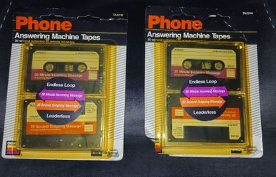 Answering Machine Tapes Unopened