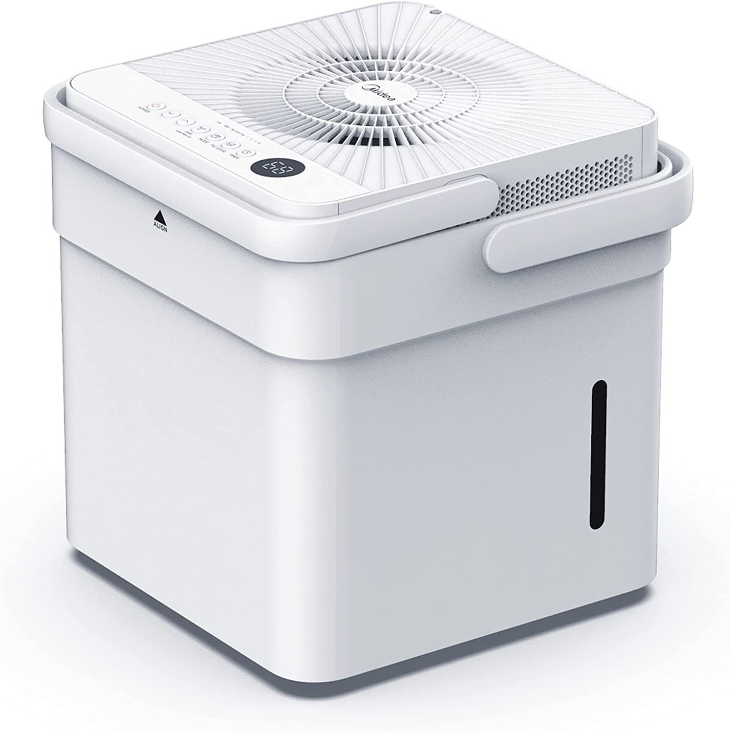Midea Cube 50-Pint Smart Dehumidifier with Built-In Pump