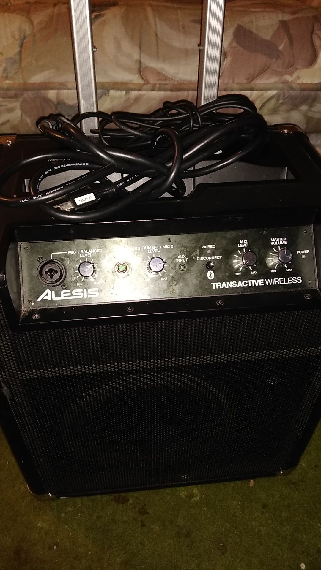 Alesis - TransActive Wireless Portable Speaker System - Black