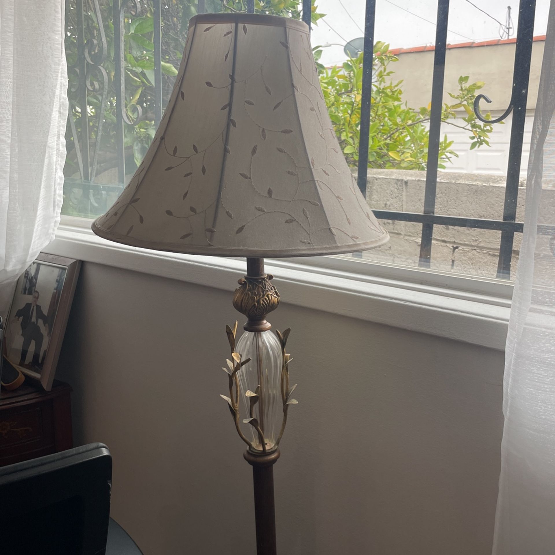 Antique standing lamp