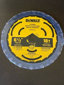 DEWALT 6-1/2 in. 18-Tooth Circular Saw Blade