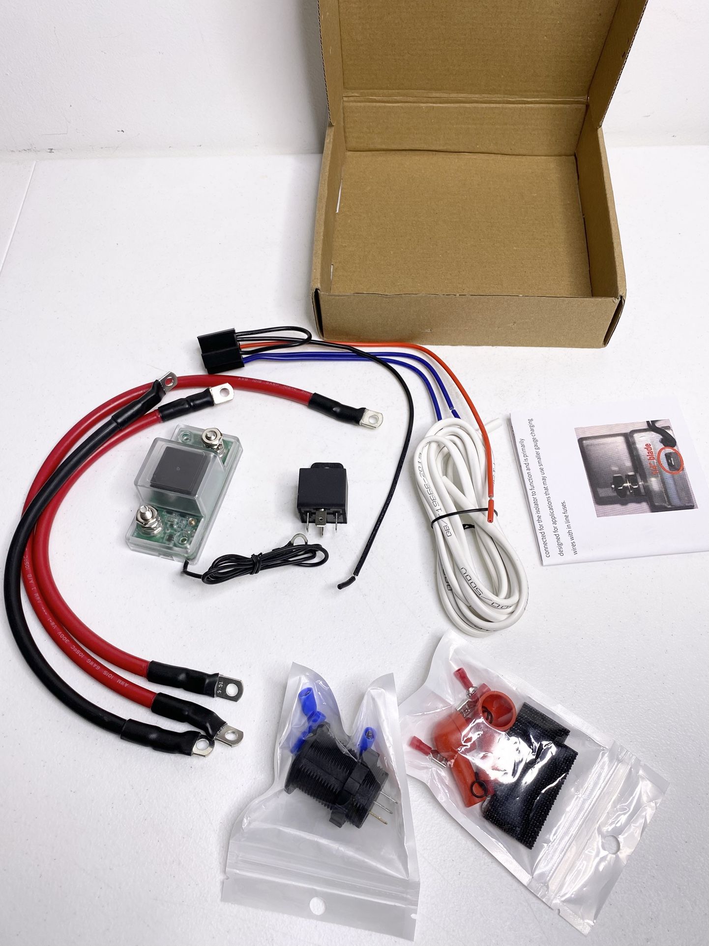 12V UTV Dual Battery Isolator Connect & Monitor Kit Fit for Honda Pioneer 1000/700/500 Talon & Polaris General 1000, Ranger 400/570/800/900 Replace# U