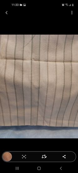 Sage/Beige Curtain's/Valance!! (4) (36in. L x 28in. W) (Valance: 14 1/2 L x 55 1/2in. W)