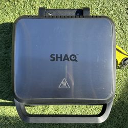 SHAQ 3-in-1 Smokeless Contact Grill & Press w/Removable Grill Plates