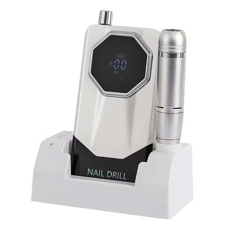 New 15W Cordless Rechargeable Nail Drill Machine Portable Electric Nail Drill Professional 45000RPM Nail Drill Machine