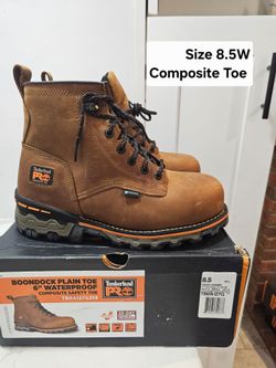 Timberlands Pro Boondock Composite Toe Work Boots Size 8.5