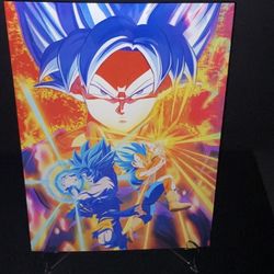 Dragon Ball Z 3d Lenticular Anime Poster