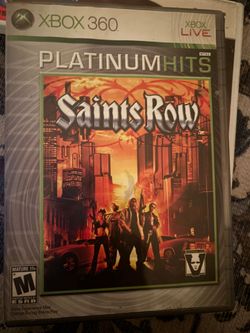 Saints row xbox 360