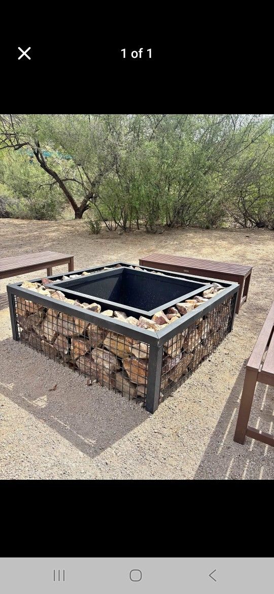 Plant trellises Custom  And Fire Pits