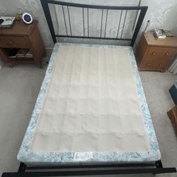 IKEA QUEEN BED FRAME - Contemporary Black Metal Alloy