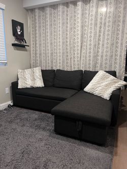 Living Spaces Gray Couch