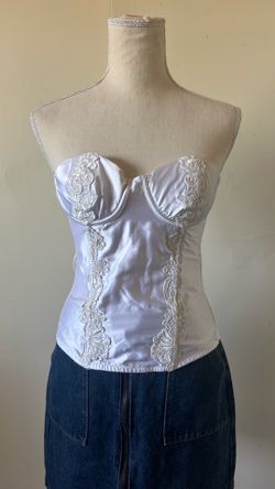 White corset top
