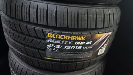 Blackhawk Agility UHP AS 255/35R18 Tires $120 each tire